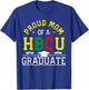 Proud HBCU Mom of a HBCU Graduate Family T-Shirt - T-Shirt | Royal