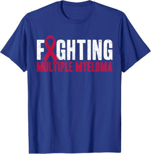 Awareness Fighting Multiple Myeloma Support T-Shirt - T-Shirt | Royal