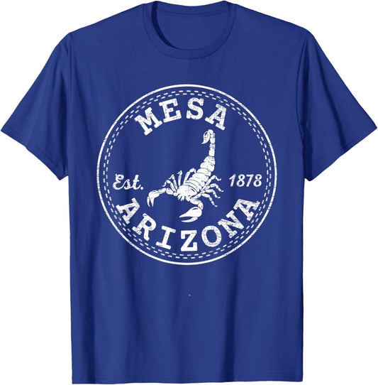 Mesa Arizona Retro Vintage AZ T-Shirt - T-Shirt | Royal