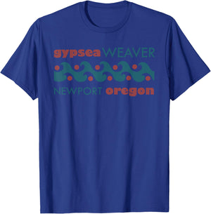 Gypsea Weaver Recycled Fishing Rope Artist Newport Oregon T-Shirt - T-Shirt | Royal