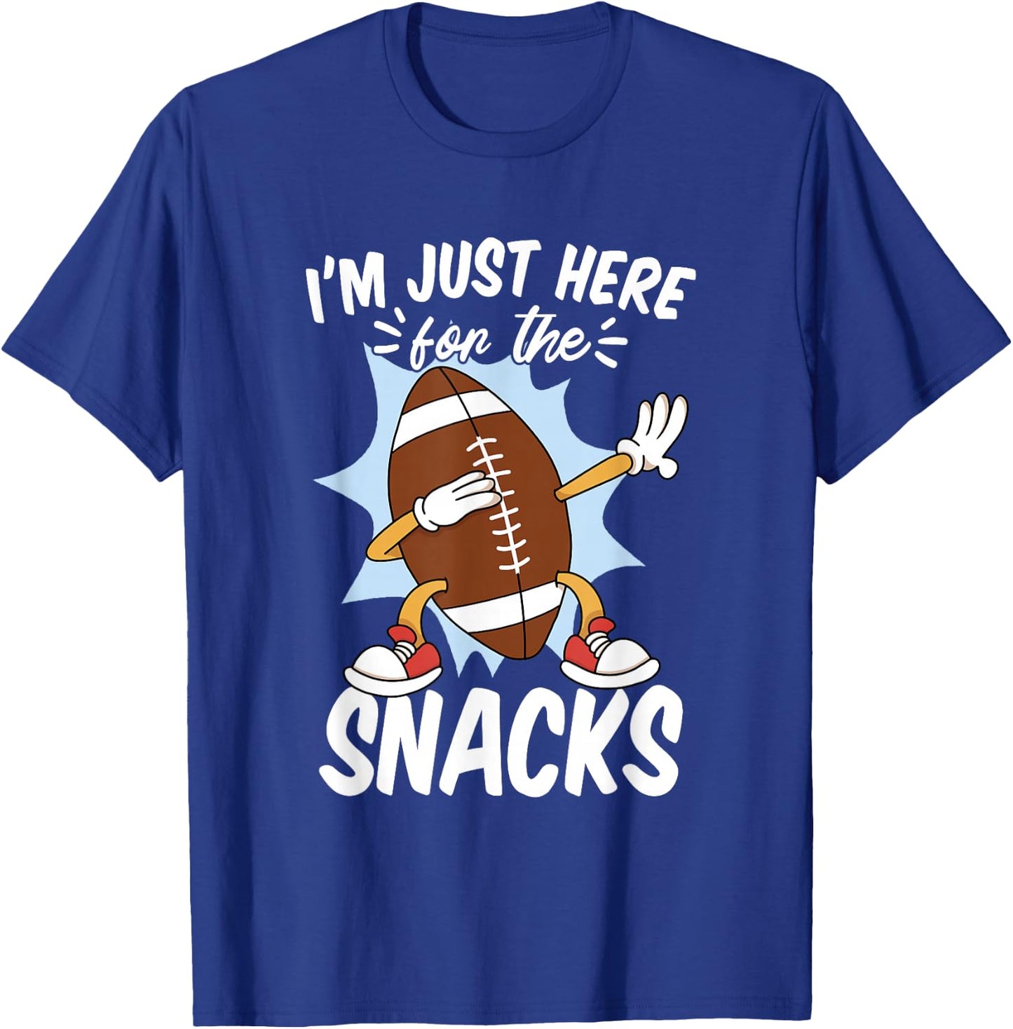 I'm Just Here for the Snacks T-Shirt - T-Shirt | Royal