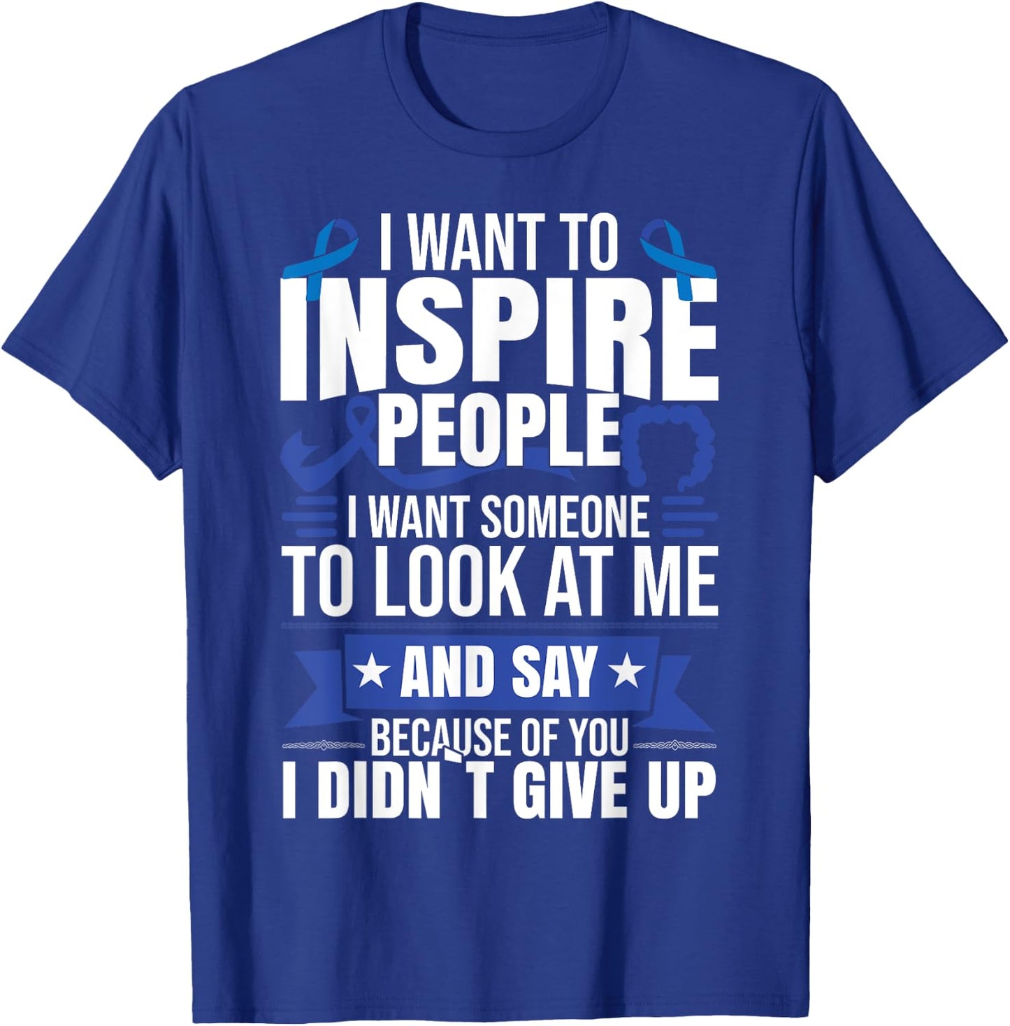 Colon Colorectal Cancer T-Shirt - T-Shirt | Royal