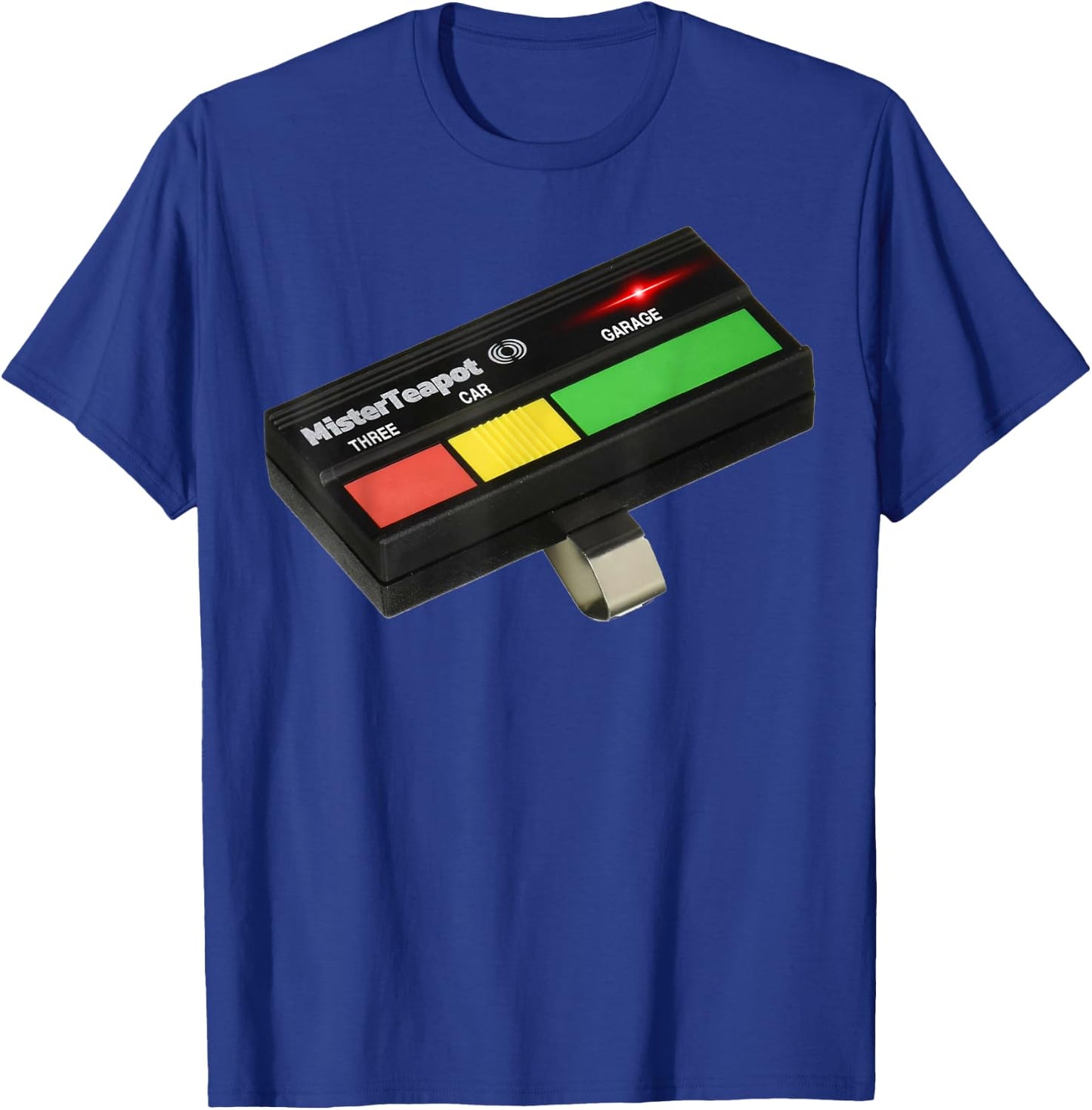 Three Car Garage (3CG Tricolor Remote Control) Mister Teapot T-Shirt - T-Shirt | Royal