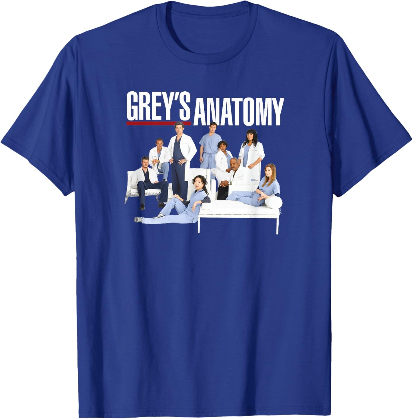 Grey's Anatomy Group with Logo T-Shirt - T-Shirt | Royal