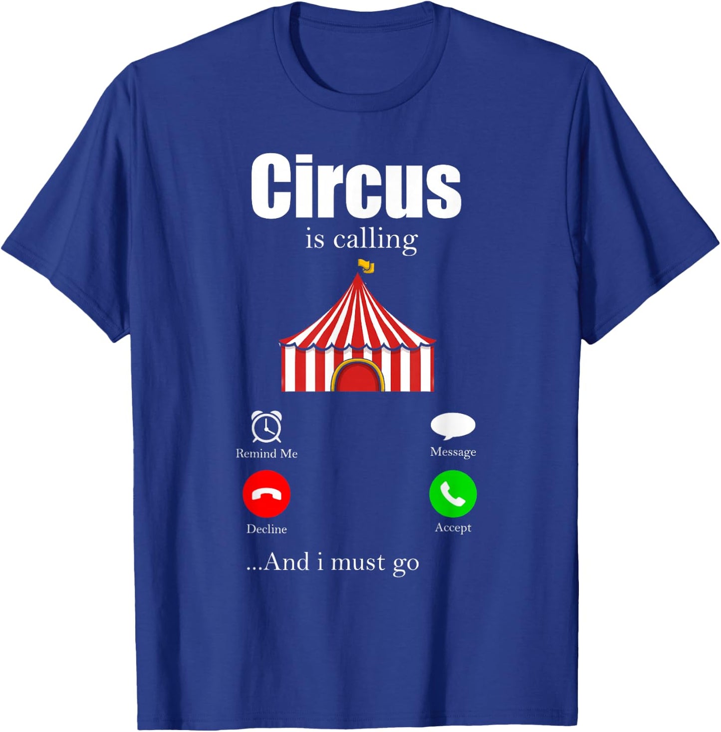 Zirkus Herren Damen Kinder Circus Party Lion Fire Ring Acrobat Funny T-Shirt - T-Shirt | Royal
