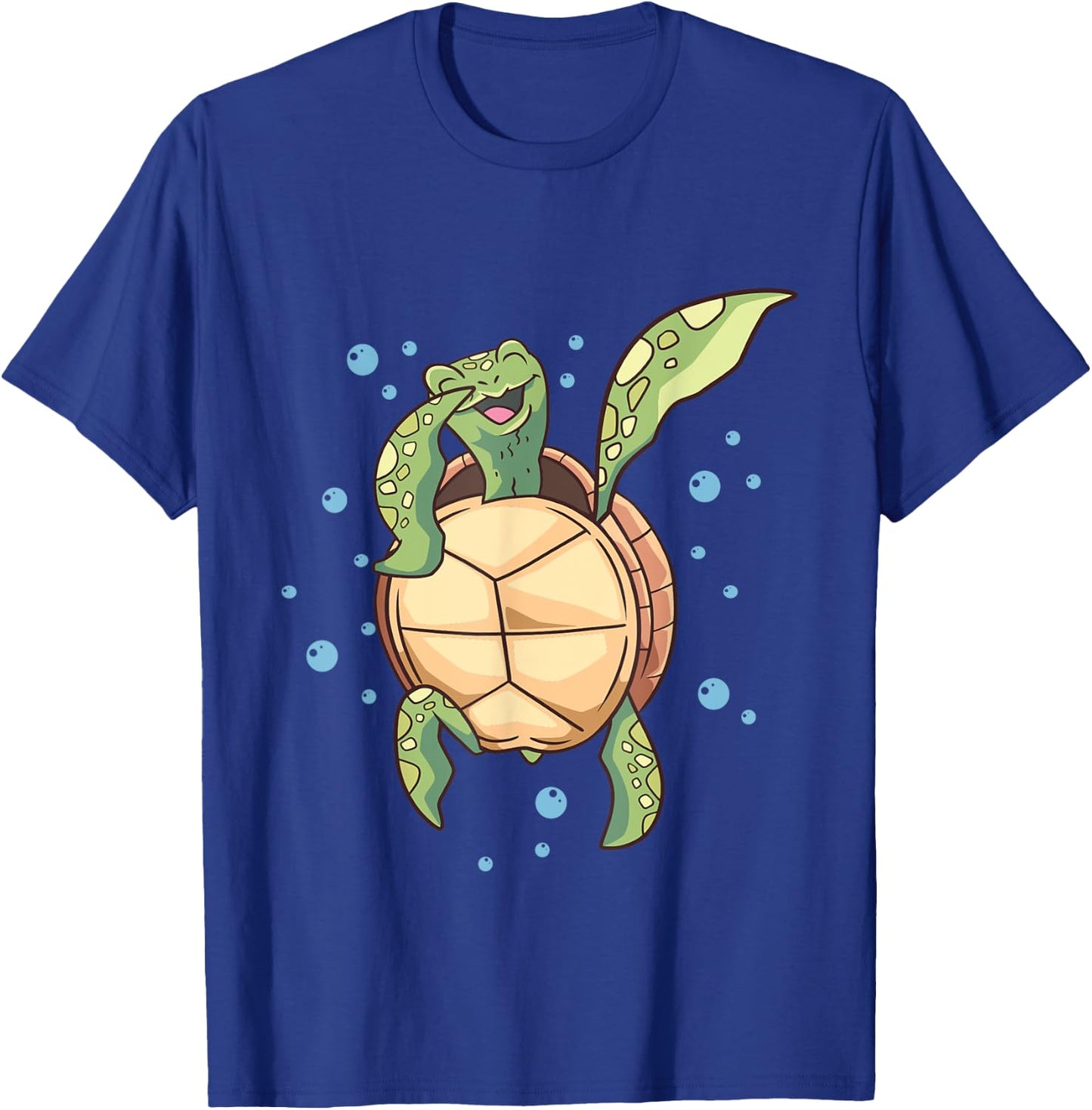 Dabbing Turtle - Reptile Lover Zoologist Zoology Sea Animal T-Shirt - T-Shirt | Royal