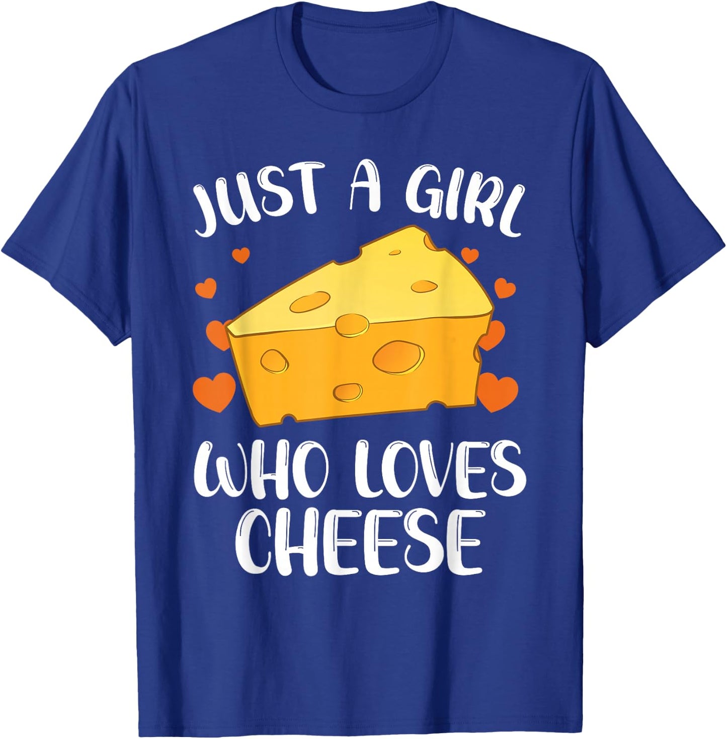 Cool Cheese for Girls Women Cheese Lovers Cottage Mozzarella T-Shirt - T-Shirt | Royal