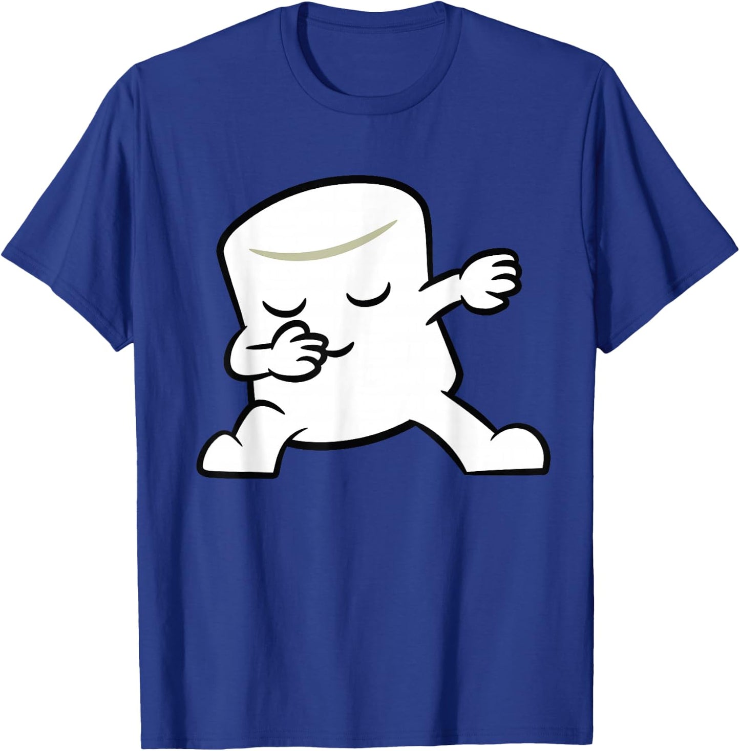 Cute Dabbing Marshmallow Campfire Kawaii Marshmallow T-Shirt - T-Shirt | Royal