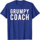 Grumpy Coach Funny Sports Coach T-Shirt - T-Shirt | Royal