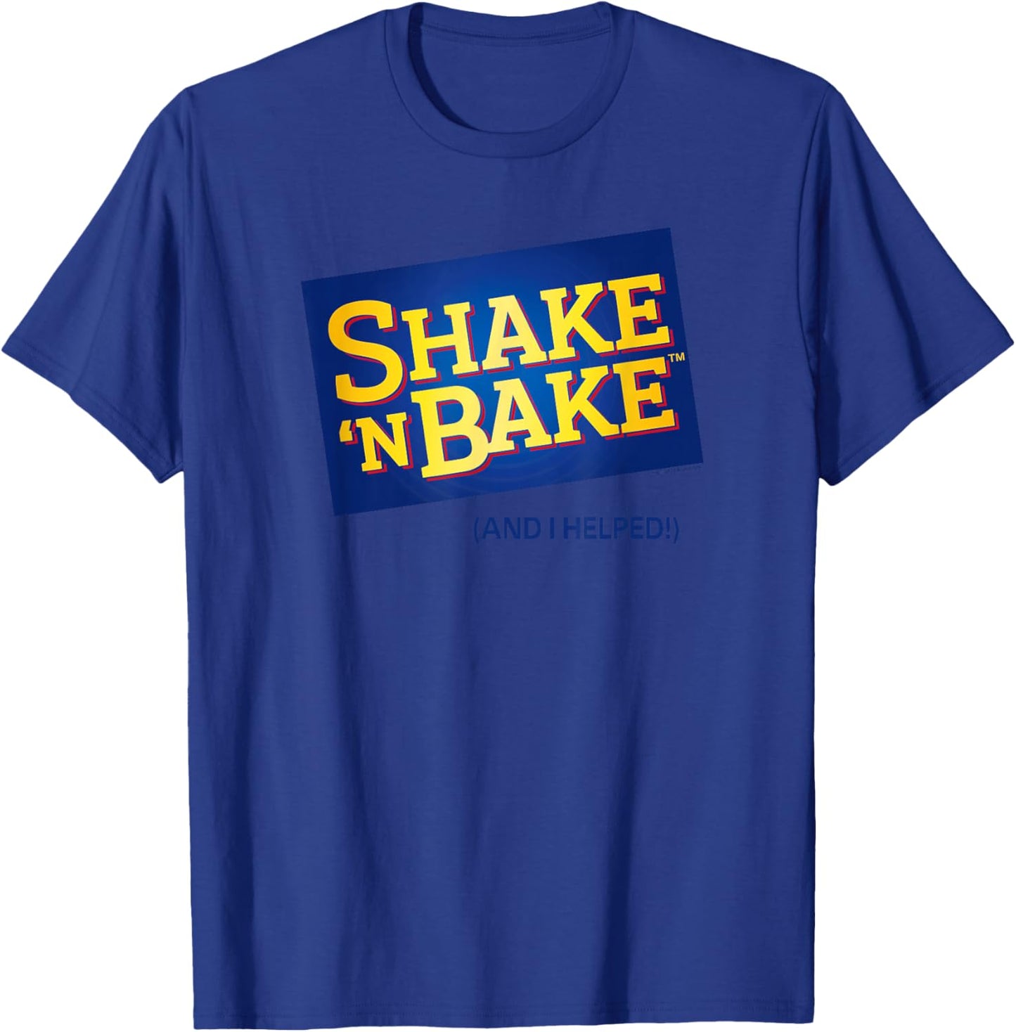 Shake 'n Bake (And I Helped) Original Official Logo T-Shirt - T-Shirt | Royal