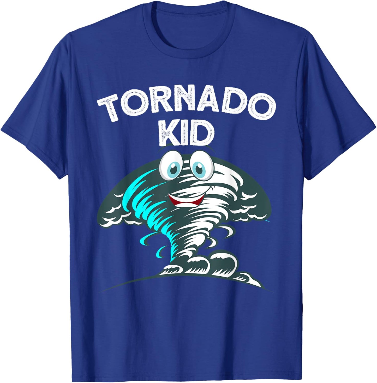 Funny Tornado Design For Kids Boys Girls Cyclone Storm Lover T-Shirt - T-Shirt | Royal