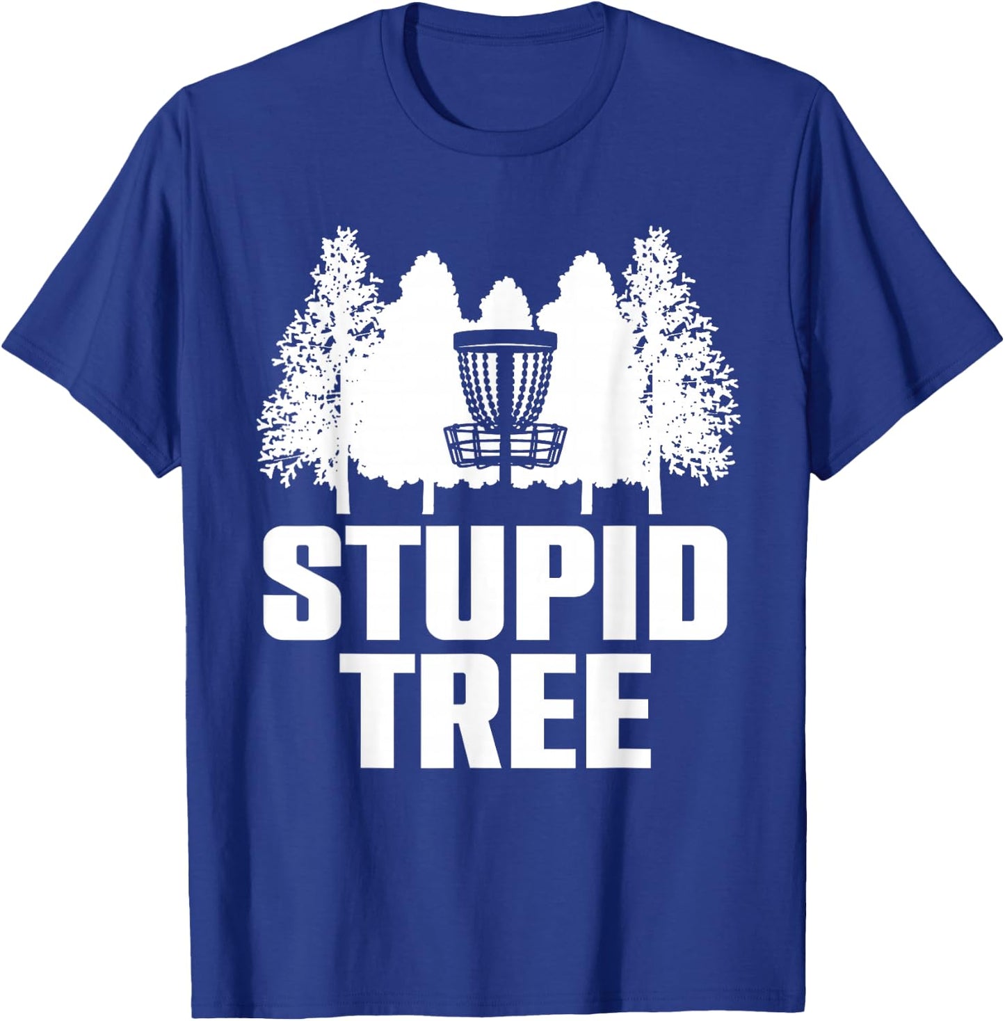 Funny Disc Golf Art Women Kids Disc Golf Player T-Shirt - T-Shirt | Royal