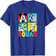 Disney - Mickey, Goofy, Donald, Pluto Squad Grid T-Shirt - T-Shirt | Royal