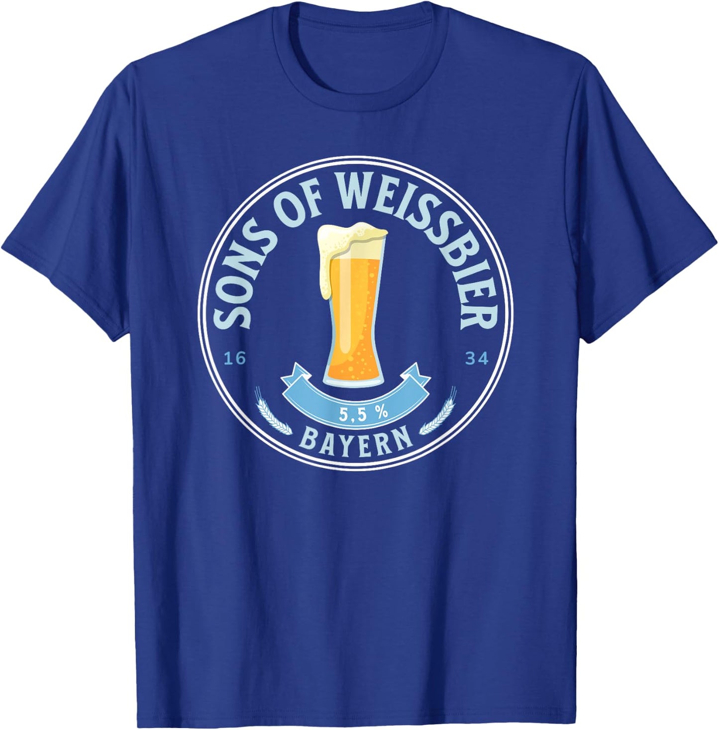 Hefeweizen Sons of Weißbier Yeast Beer Bavarian T-Shirt - T-Shirt | Royal