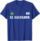 El Salvador Pride Salvadoran Flag T-Shirt - T-Shirt | Royal
