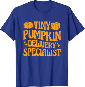 L&D Nurse Halloween Tiny Pumpkin Delivery Specialist T-Shirt - T-Shirt | Royal