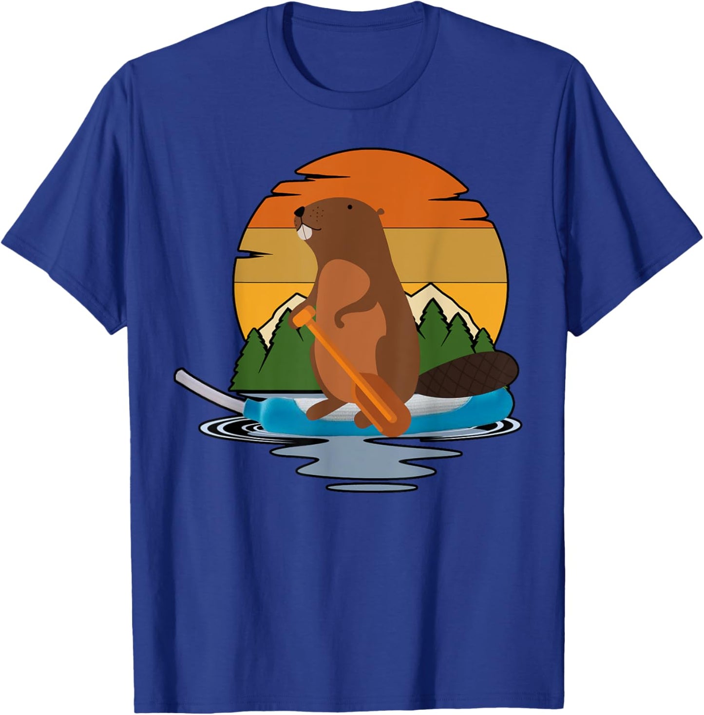 Vintage Canoe Beaver Purewick Nurse Funny Nursing Humor T-Shirt - T-Shirt | Royal