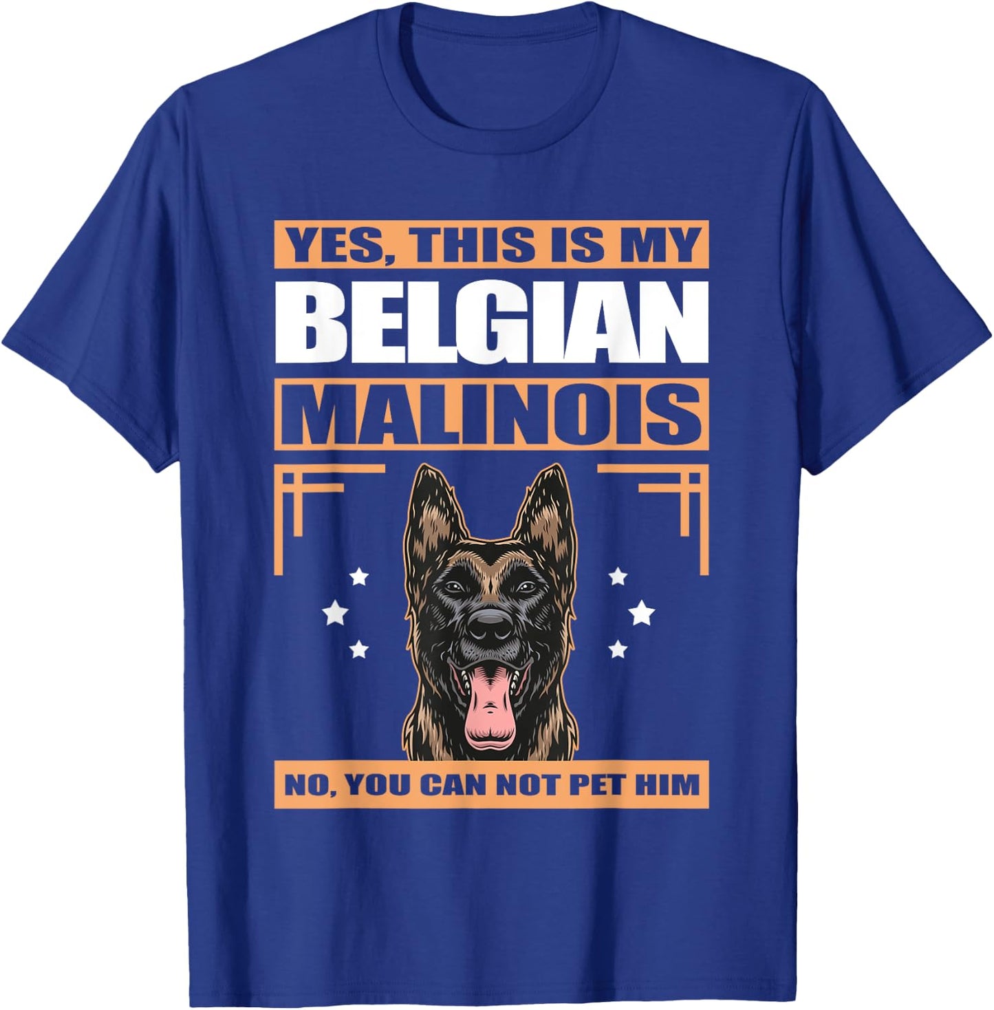 Malinois Dog Owner This Is My Belgian Malinois Men Women T-Shirt - T-Shirt | Royal