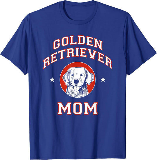 Golden Retriever Mom Dog Mother T-Shirt - T-Shirt | Royal