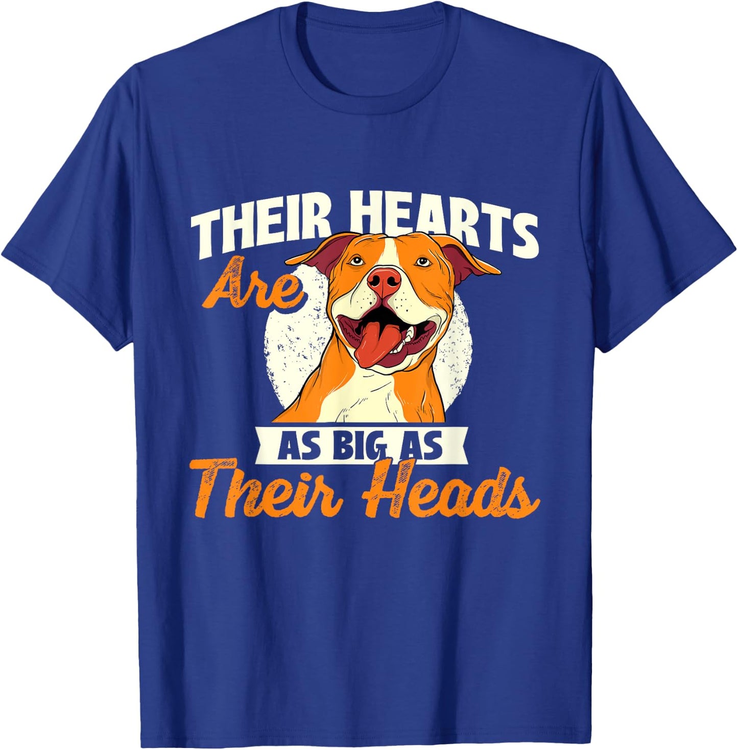Their Hearts Are As Big As Their Heads - Pitbull Dog Owner Women Kids T-Shirt - T-Shirt | Royal