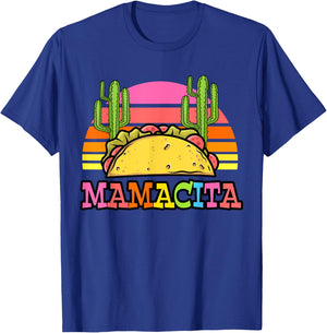 Mamacita Funny Taco Cactus Cinco De Mayo Fiesta Outfit Women T-Shirt - T-Shirt | Royal