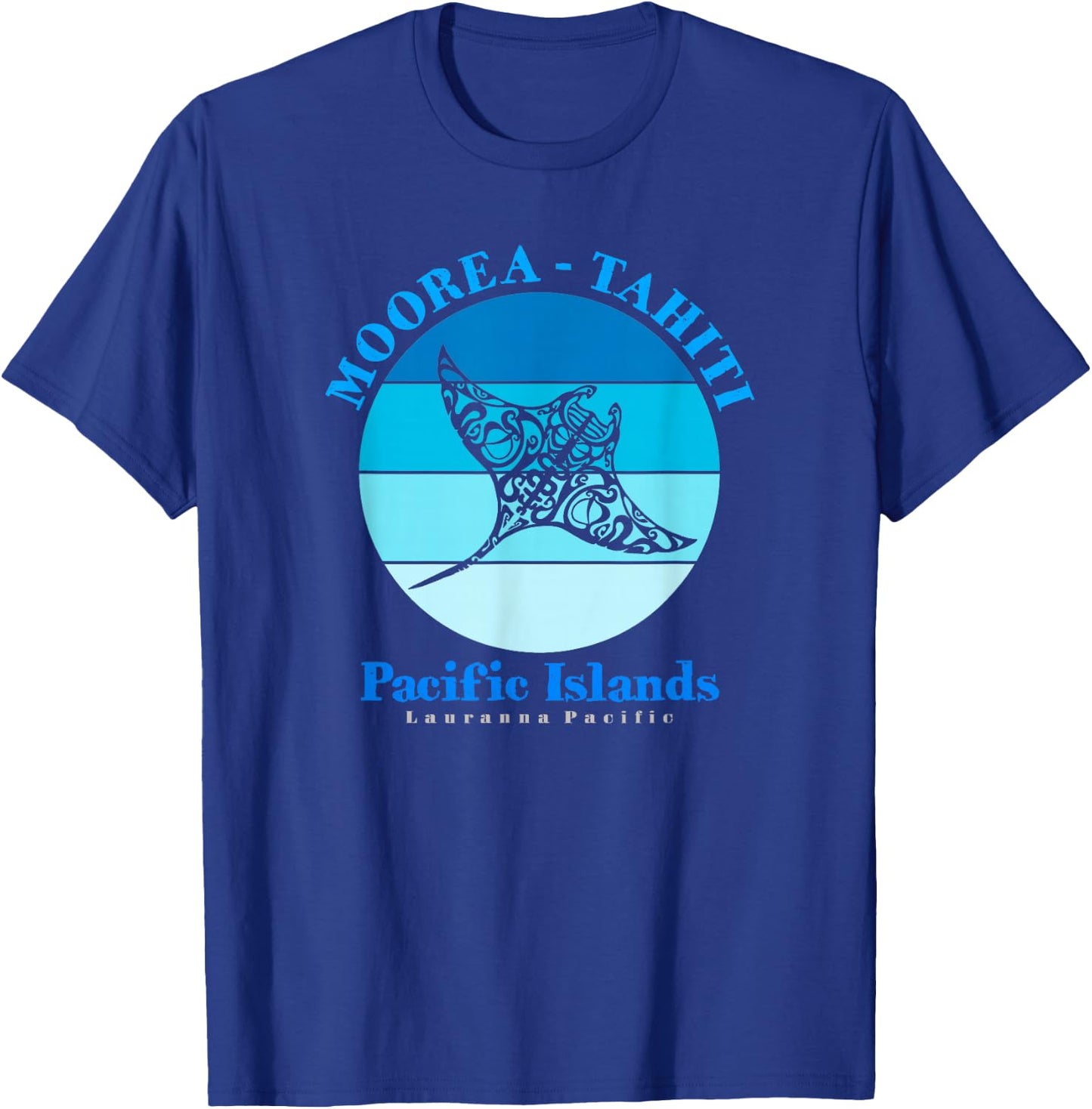 Manta Ray Moorea Tahiti Ocean T-Shirt - T-Shirt | Royal