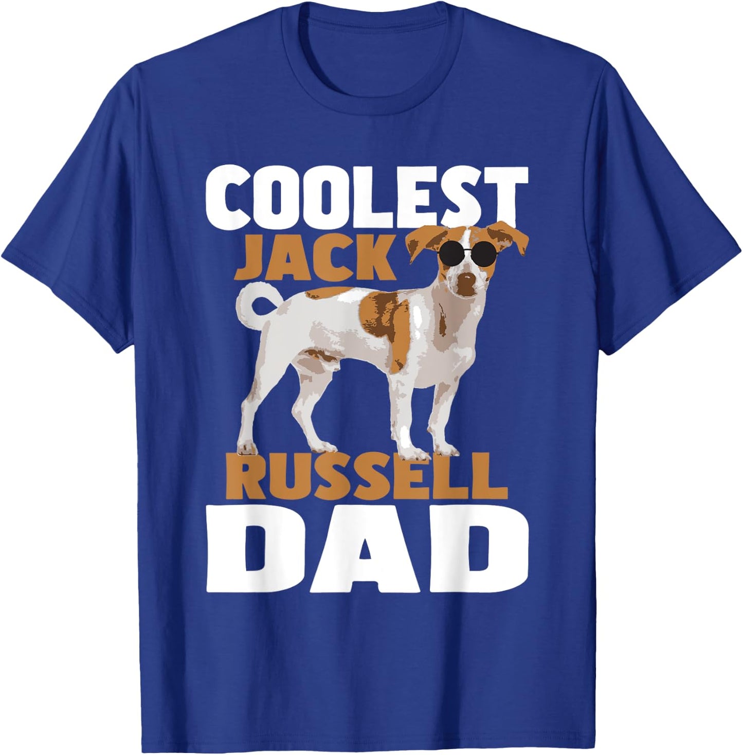 Coolest Jack Russell Dad - Father's Day Dog Lover Puppy T-Shirt - T-Shirt | Royal