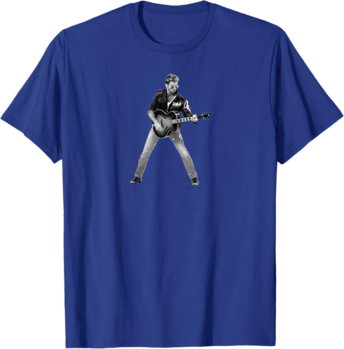George Michael - Faith Guitar T-Shirt - T-Shirt | Royal