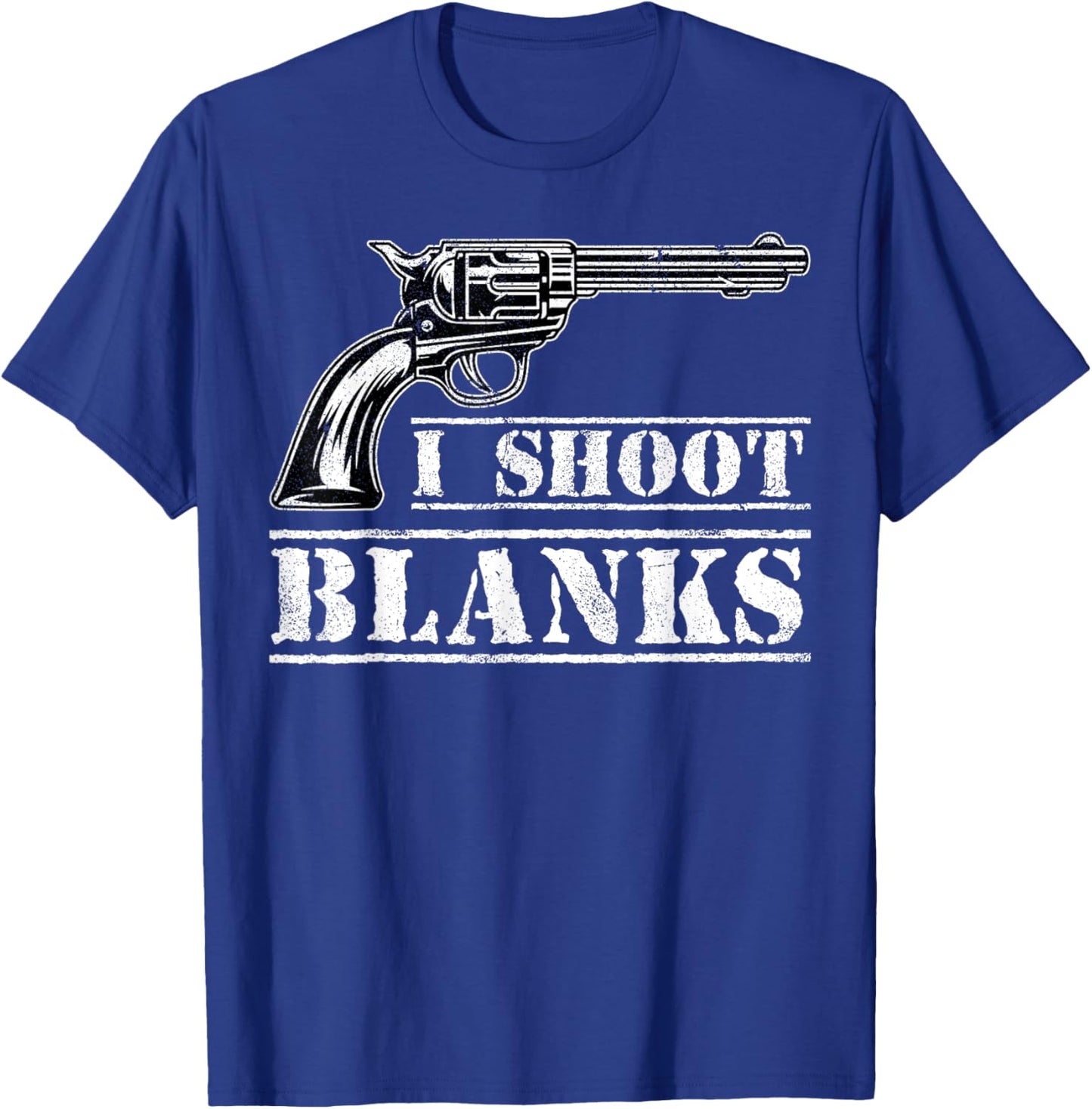 I Shoot Blanks T-Shirt - T-Shirt | Royal