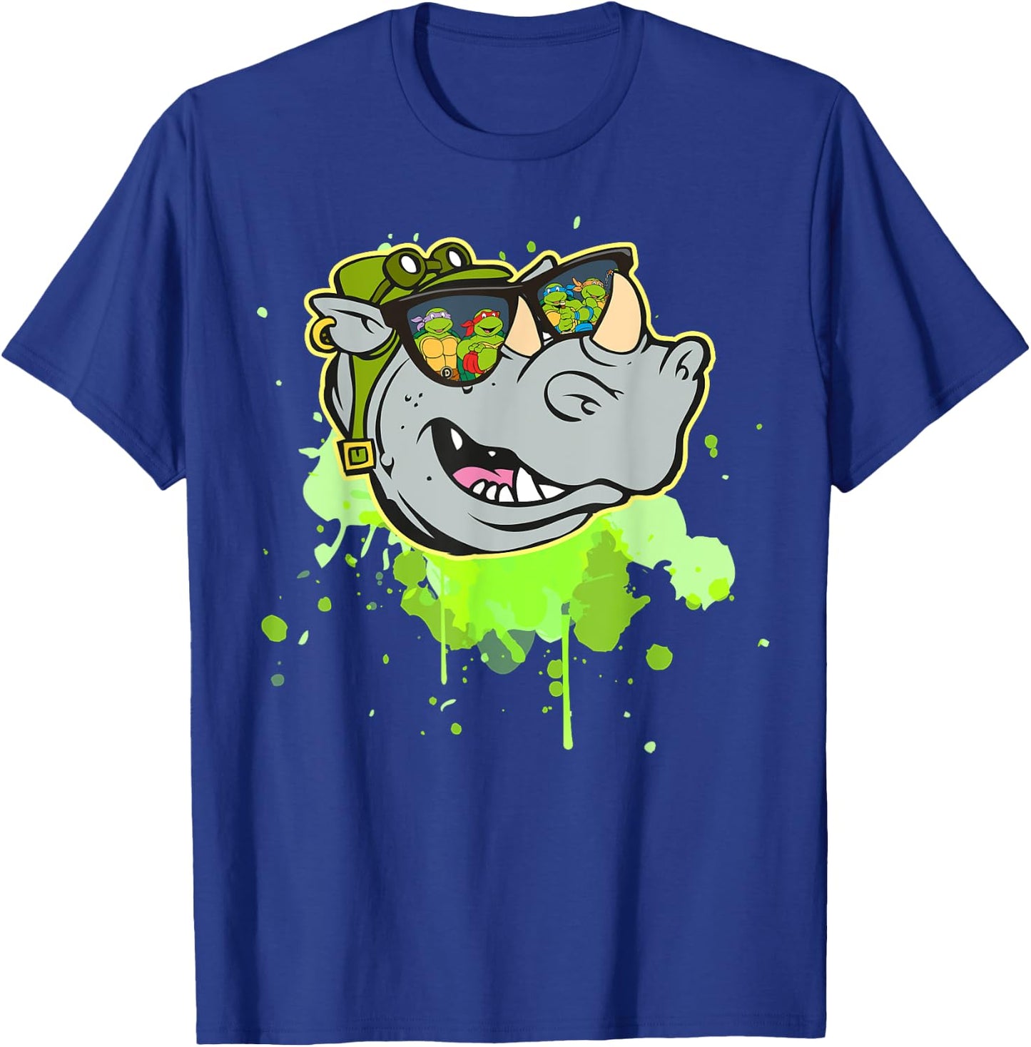 Bebop - TMNT Reflection in Sunglasses T-Shirt - T-Shirt | Royal