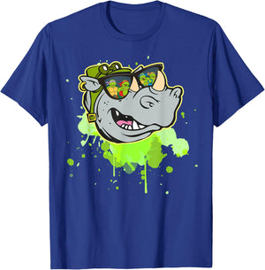 Bebop - TMNT Reflection in Sunglasses T-Shirt - T-Shirt | Royal