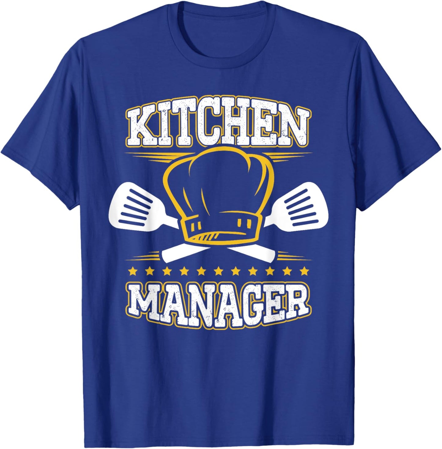 Kitchen Manager School Cafeteria Lunch Lady Chef T-Shirt - T-Shirt | Royal