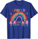 Cancer Sucks In Every Color Fighter | Fight The Cancer T-Shirt - T-Shirt | Royal