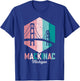 Retro Mackinac Bridge Souvenir Mackinaw Vintage Michigan T-Shirt - T-Shirt | Royal