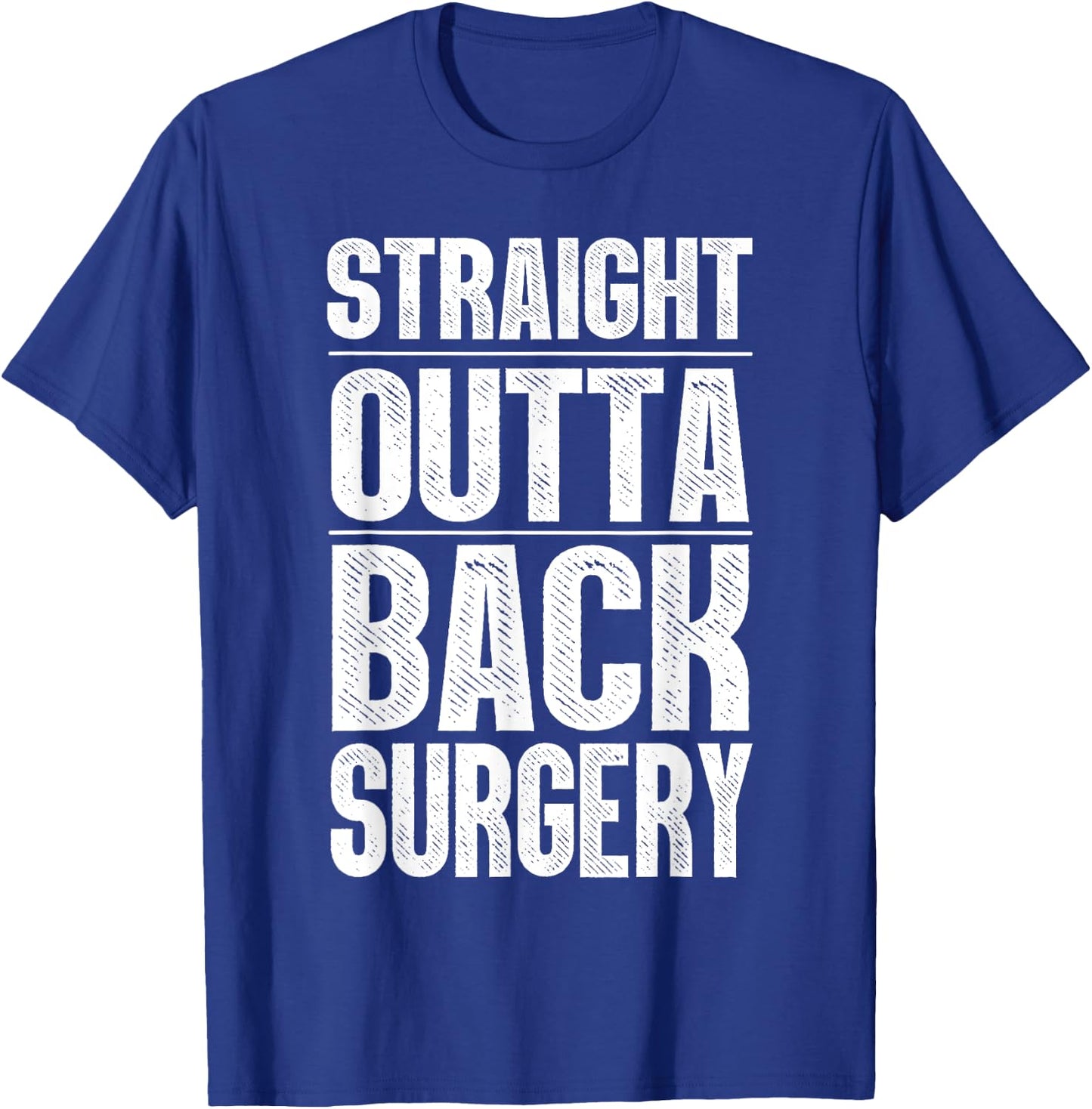 Funny Back Surgery Women Spine Post Surgery Recovery T-Shirt - T-Shirt | Royal