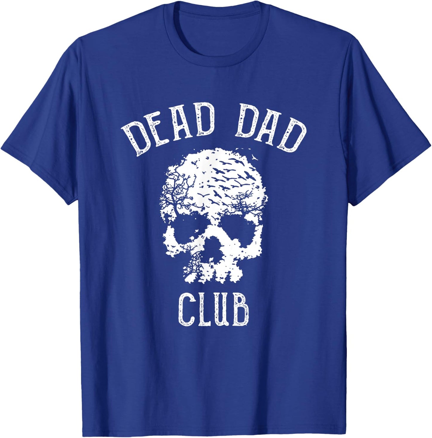 Dead Dad Club Retro Vintage T-Shirt - T-Shirt | Royal
