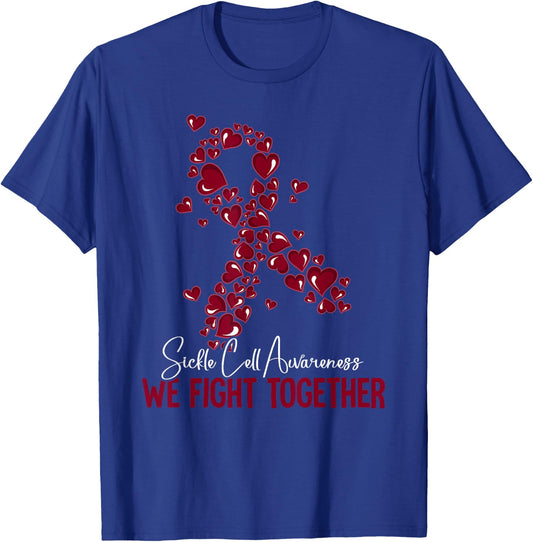 Sickle Cell Awareness T-Shirt - T-Shirt | Royal