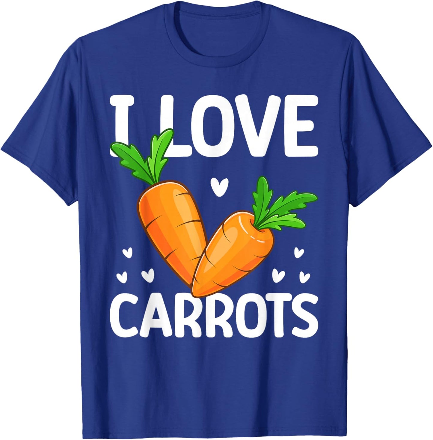 I Love Carrots T-Shirt - T-Shirt | Royal