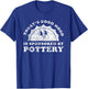 Good Mood Pottery Apparel Co -Adults Retro Vintage Pottery Black Small T-Shirt - T-Shirt | Royal
