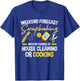 Crafting Scrapbook Crafter Weekend Forecast Scrapbooking T-Shirt - T-Shirt | Royal