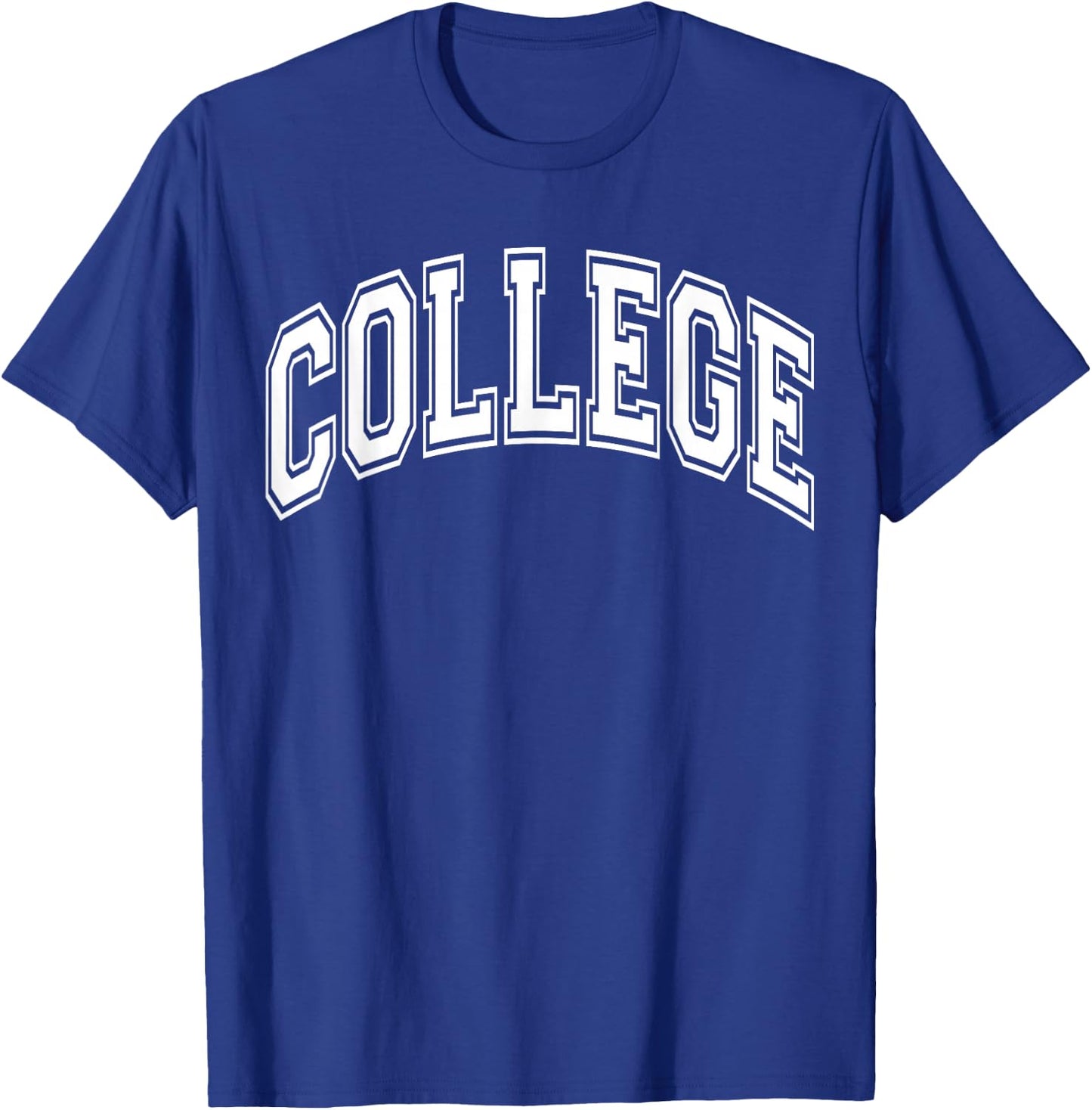 College Sports US Campus University Varsity Style Graduation T-Shirt - T-Shirt | Royal