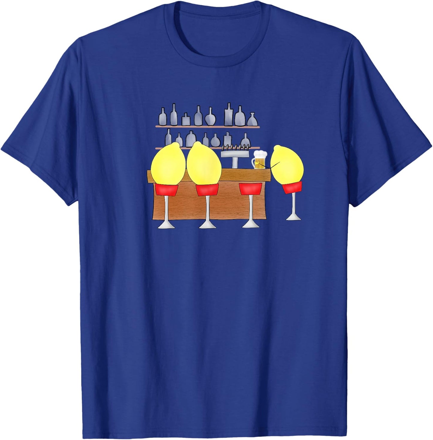 Lemon bar, funny citrus and fruit pun for lovers of sweets T-Shirt - T-Shirt | Royal