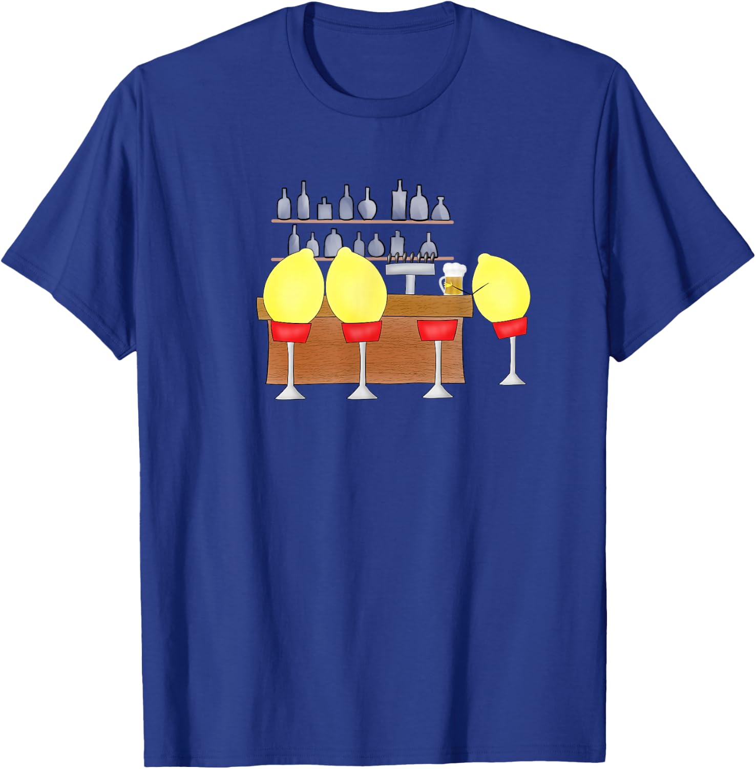 Lemon bar, funny citrus and fruit pun for lovers of sweets T-Shirt - T-Shirt | Royal