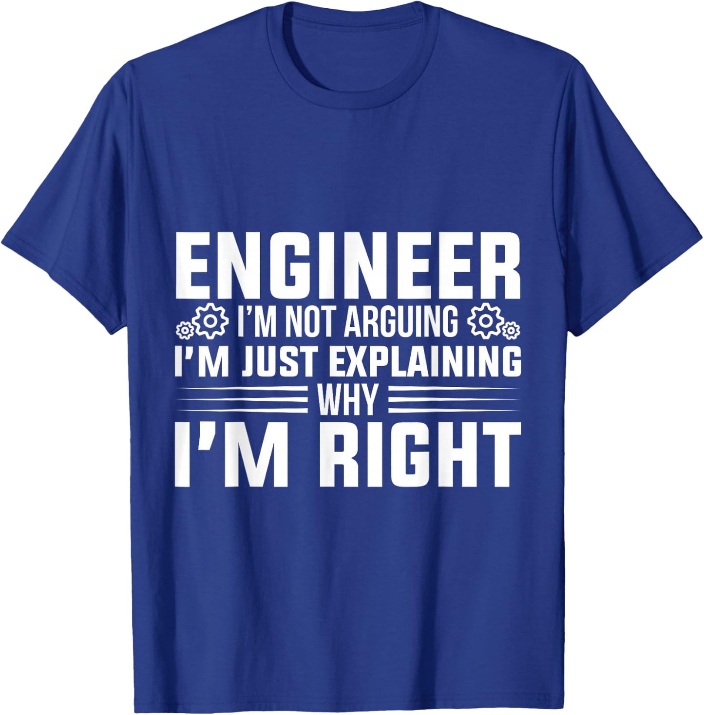 Explained Understanding Engineers Mechanical Engineering T-Shirt - T-Shirt | Royal