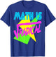 Funny Math is Radical Retro 80s Vintage Algebra Teacher T-Shirt - T-Shirt | Royal