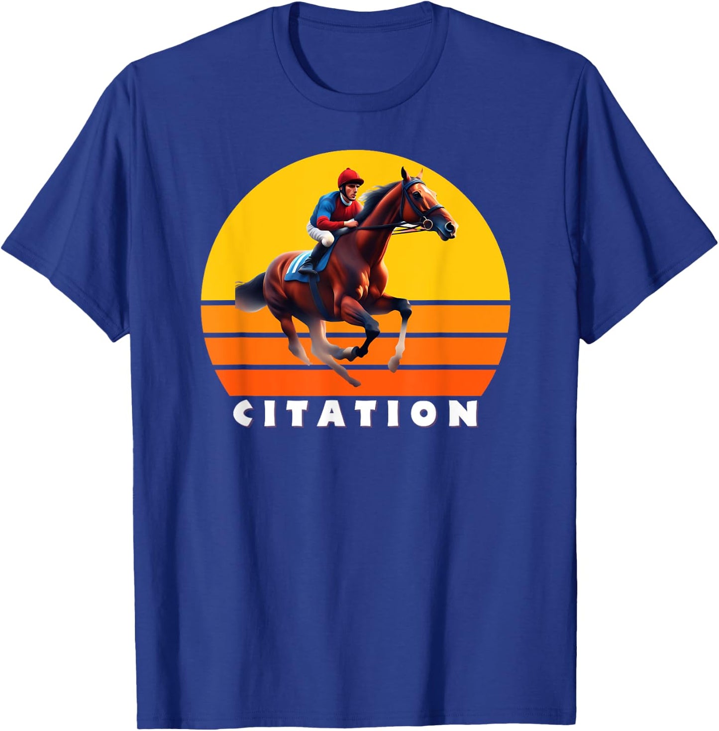 Citation Horse, Thoroughbred, Del Mar, Santa Anita Shirt T-Shirt - T-Shirt | Royal