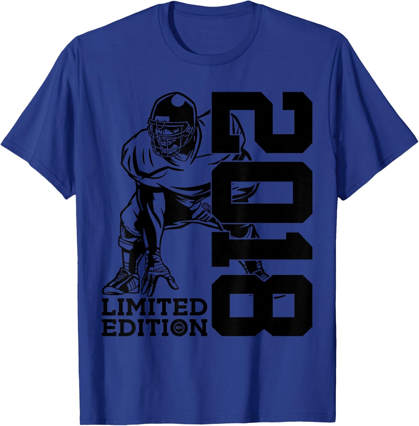 8th BIRTHDAY FOOTBALL LIMITED EDITION 2018 T-Shirt - T-Shirt | Royal