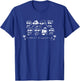 STREET FIGHTER II Line Art (A) T-Shirt - T-Shirt | Royal