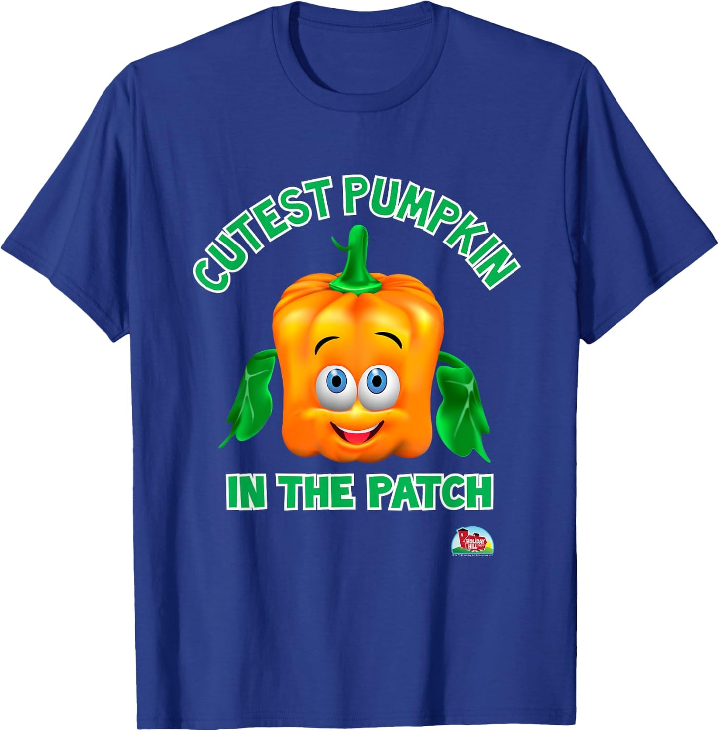 Cutest Pumpkin in the Patch - Spookley the Square Pumpkin T-Shirt - T-Shirt | Royal