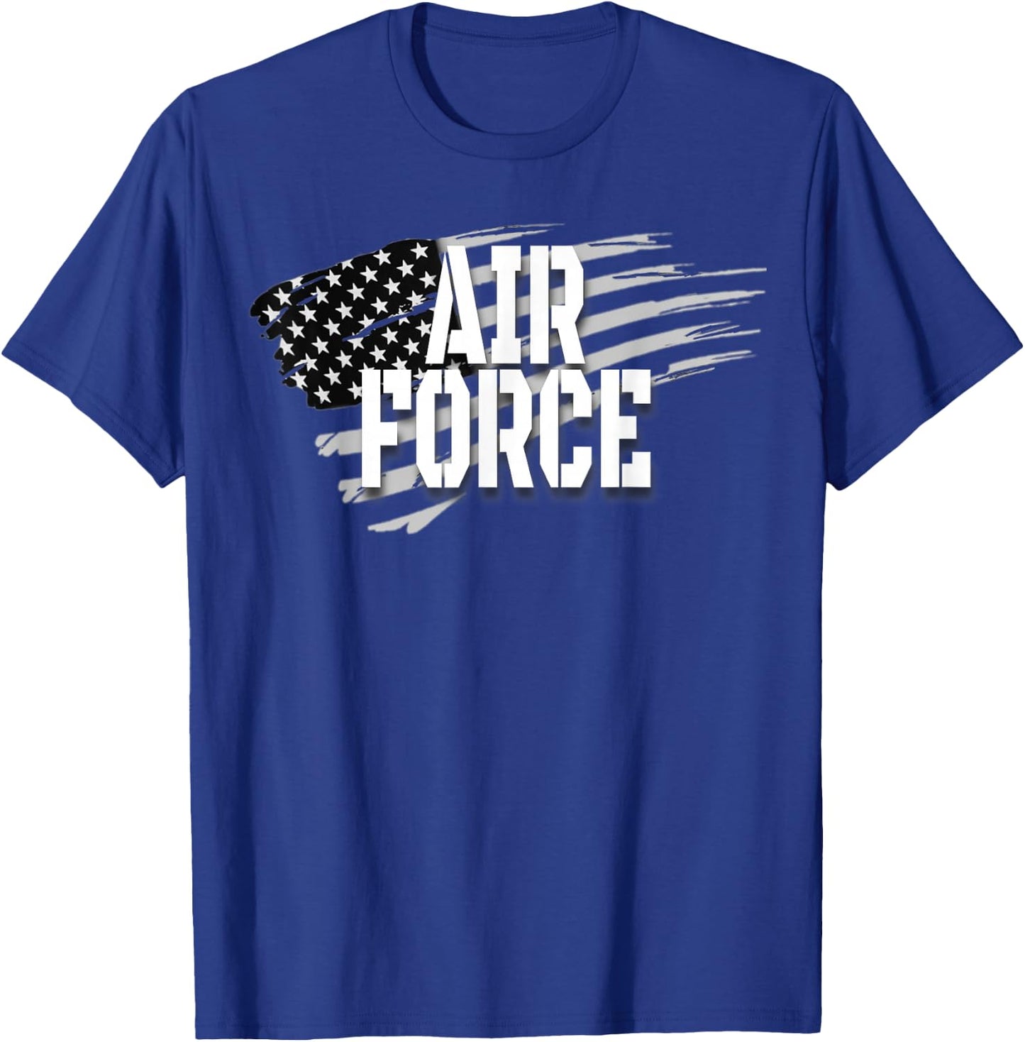 Air Force Memorial Day Veterans Day 4th of July Military T-Shirt - T-Shirt | Royal